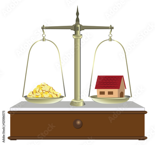 real estate sales balance value comparison