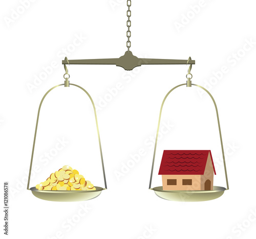 real estate sales balance value comparison