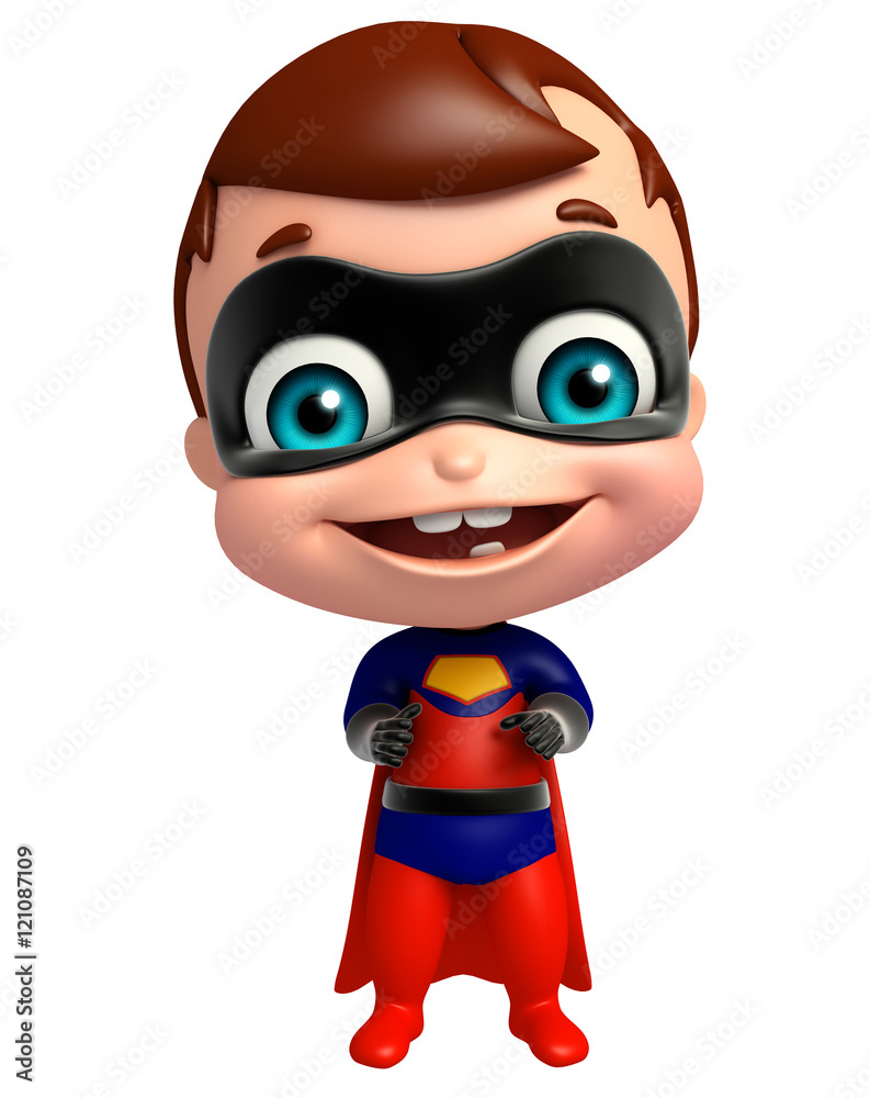 cute superbaby with Standing pose