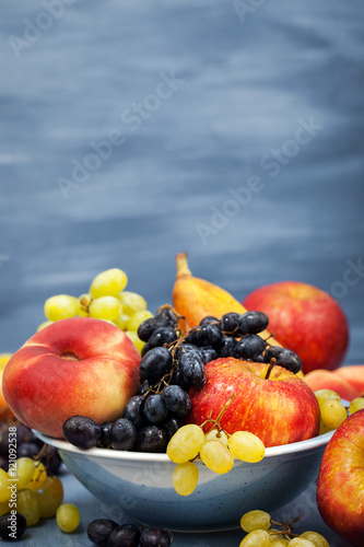 Fresh ripe autumnal fruits