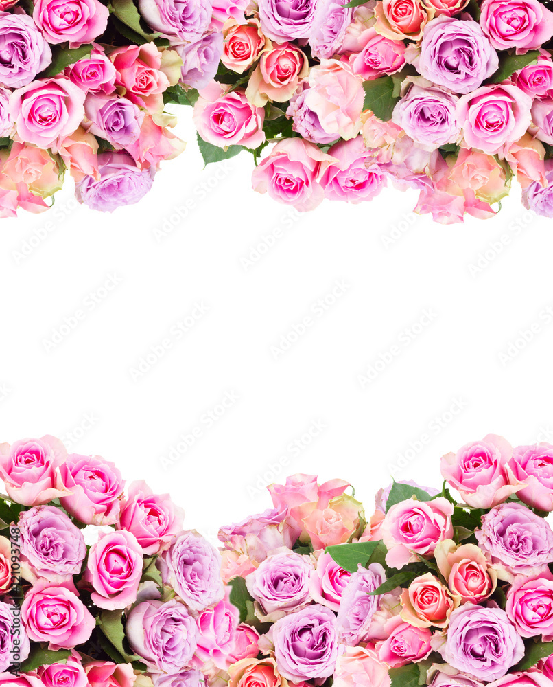 Naklejka premium bouquet of fresh roses