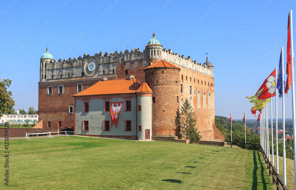 Średniowieczny zamek krzyżacki w Golubiu - Dobrzyniu na Kujawach