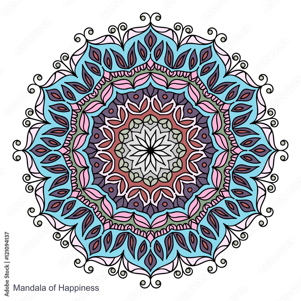 Color Mandala. Sample Background