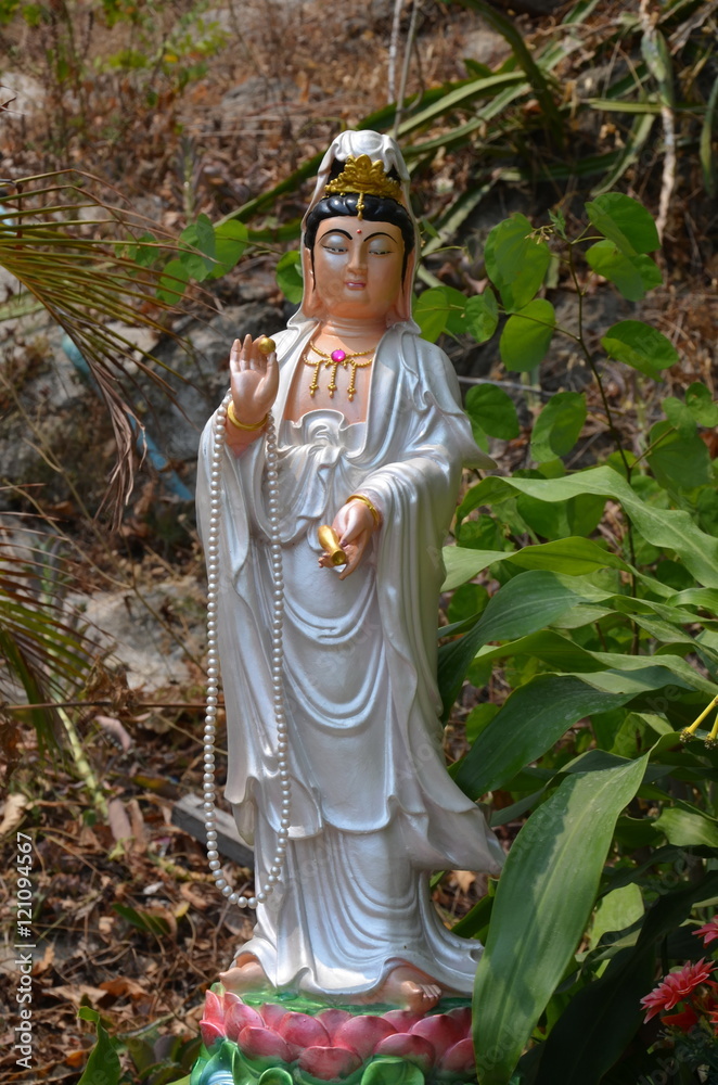 Buddha statue in Kanchanaburi, Thailand Buddha statue in Kanchanaburi, Thailand
