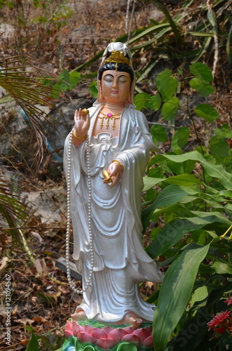 Buddha statue in Kanchanaburi  Thailand
