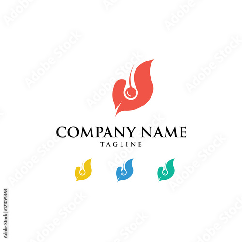 Hair Care Hair Loss Treatment Logo Icon Vector