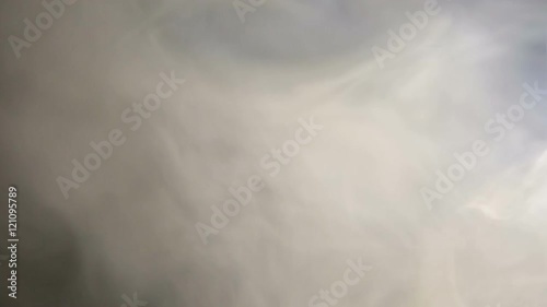 Fumo reale prodotto da macchina del fumo con sfondo nero. Slow Motion. Colorabile in post produzione. photo