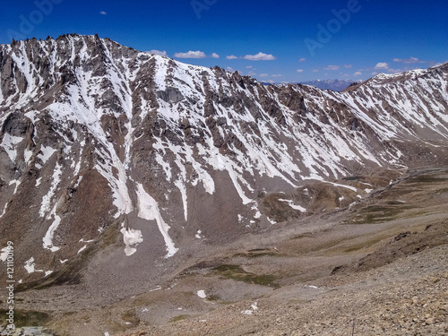 Khardungla Pass. The highest road in the World. Leh, Ladakh, India photo