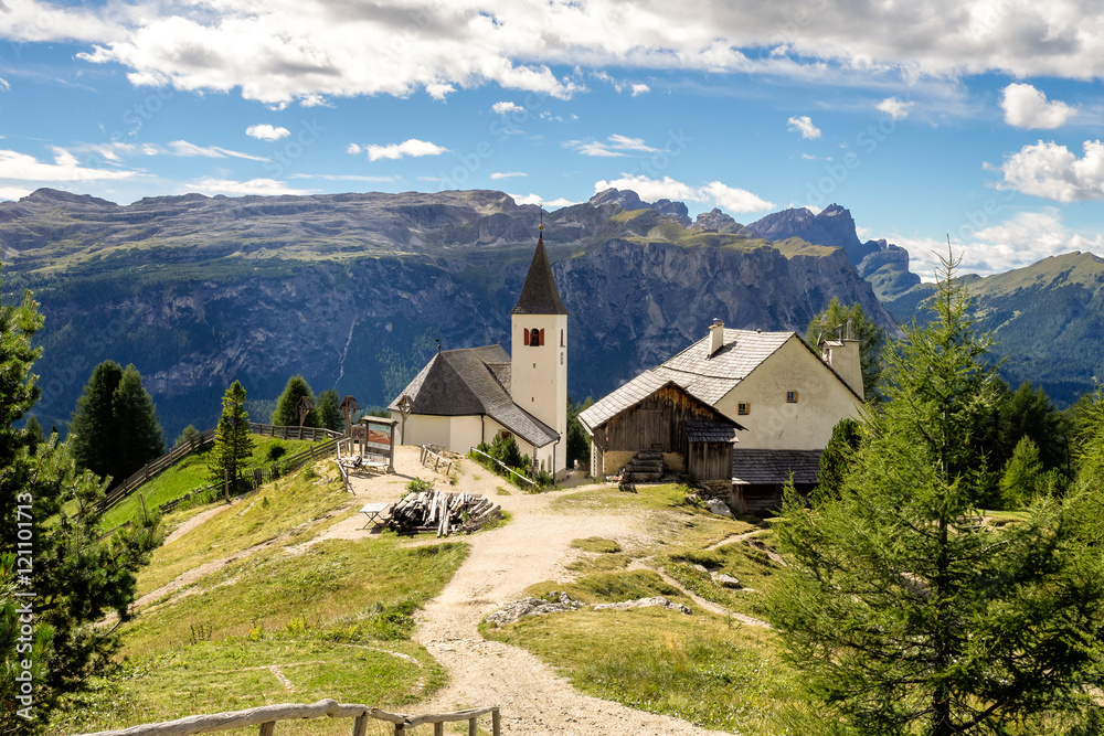 Südtirol - Dolomiten - Badia - Heiligkreuzkofel - Rifugio St. Croce