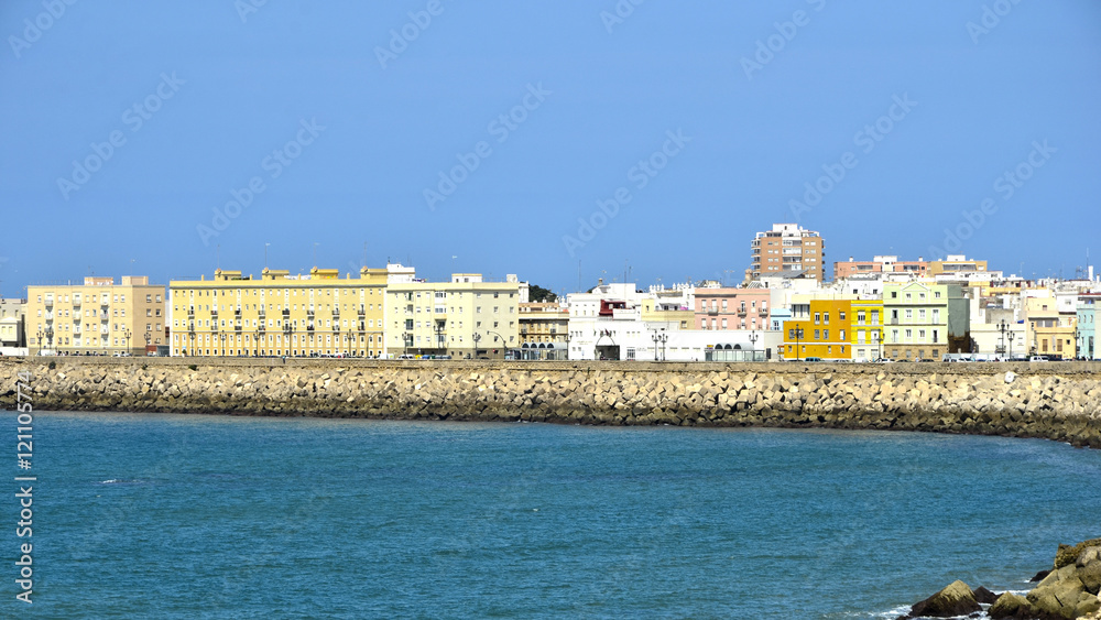 Panorámica de Cádiz. Andalucía. España