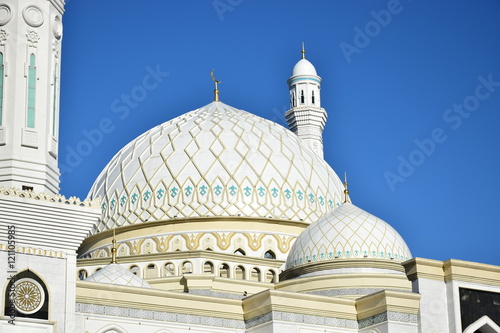 Bild auf Leinwand Hasret Sultan mosque in Astana, Kazakhstan
