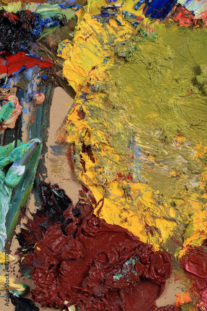 Naklejka premium artist's palette