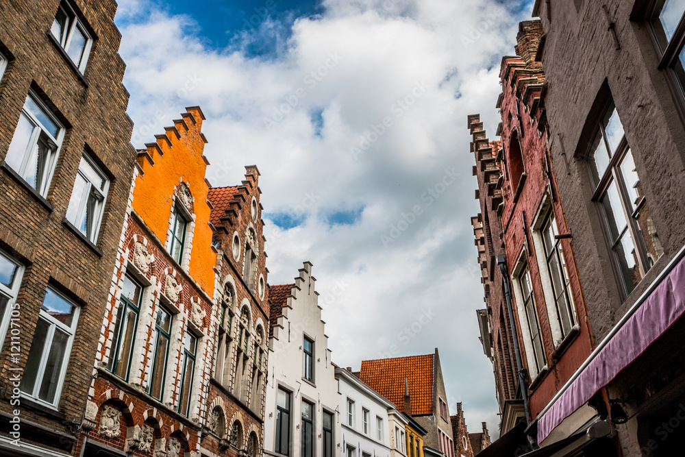 Obraz premium Immeubles de Grand-place de Bruges la Venise du Nord