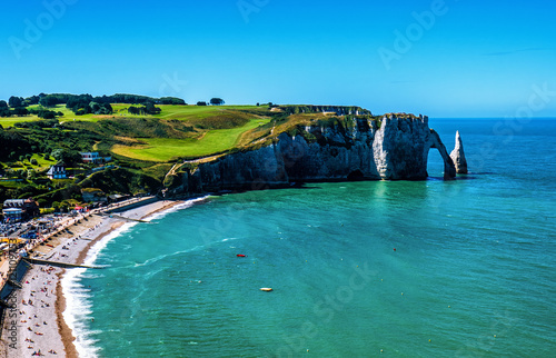 Alabaster Coast in Normandy landscape