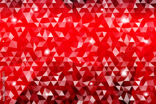 red gradient background triangle. vector illustration
