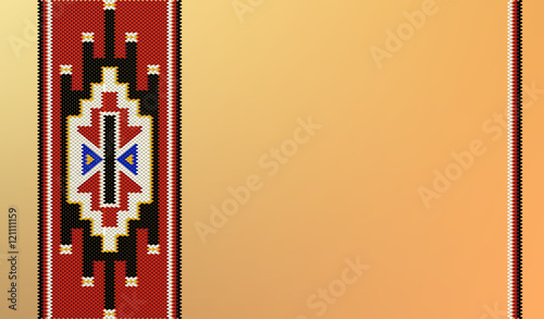 Vintage Pattern Blank Greeting Card Background
