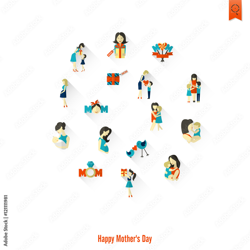 Happy Mothers Day Icons Happy Mothers Day Icons