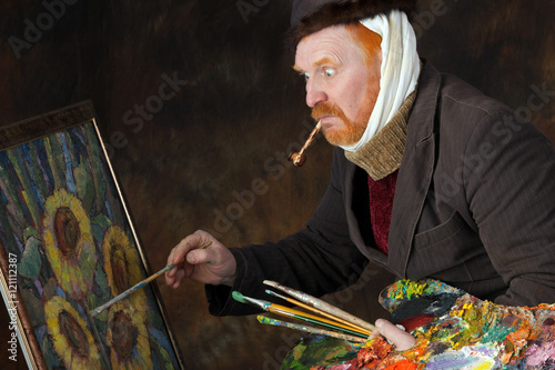 Vincent van Gogh portrait of dedication