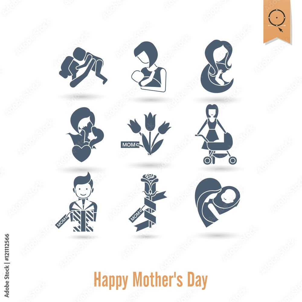 Happy Mothers Day Icons Happy Mothers Day Icons