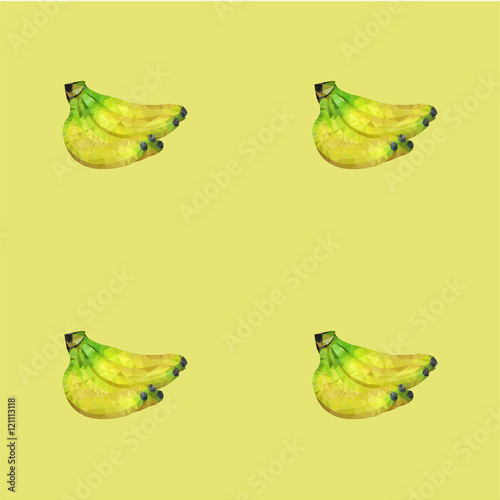 Seamless pattern with bananas