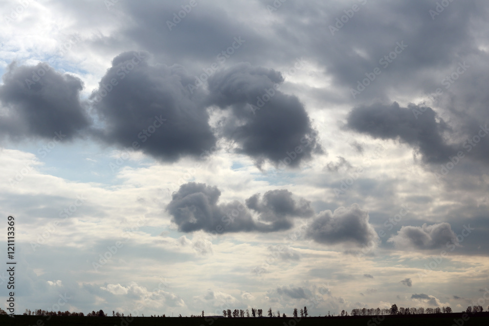 cumulus clouds