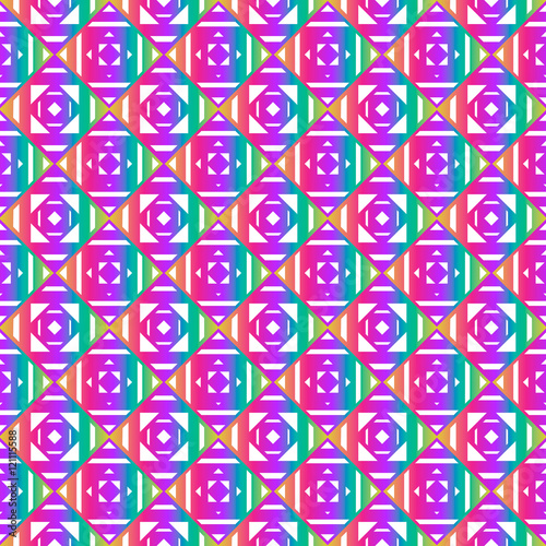 Ethnic seamless pattern. Colorful pattern for textile design. Vector illustration.
