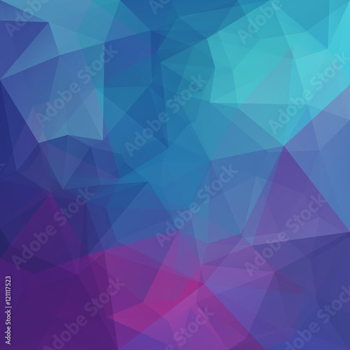 Abstract low poly geometric background with triangles