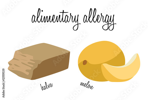 Halva and melon - foods that cause food allergies