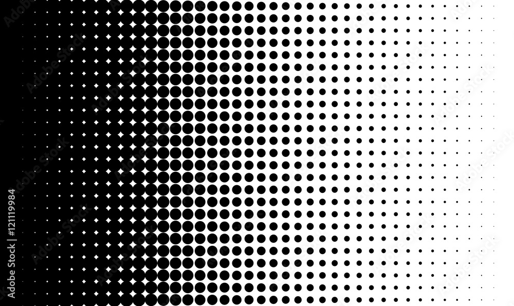 Gradient background with dots Halftone dots design