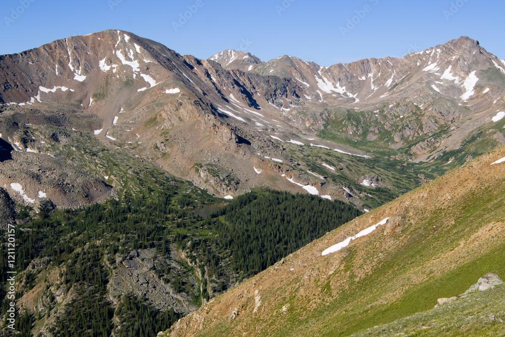 Rugged Scenery on Mount Massive Colorado