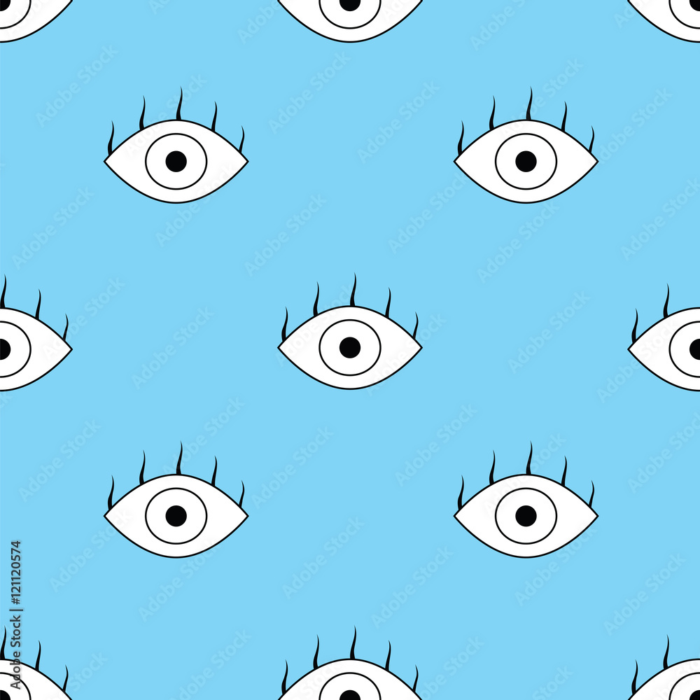 Seamless pattern with eyes Seamless pattern with eyes
