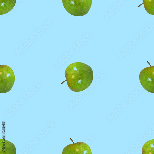 Seamless pattern a apples