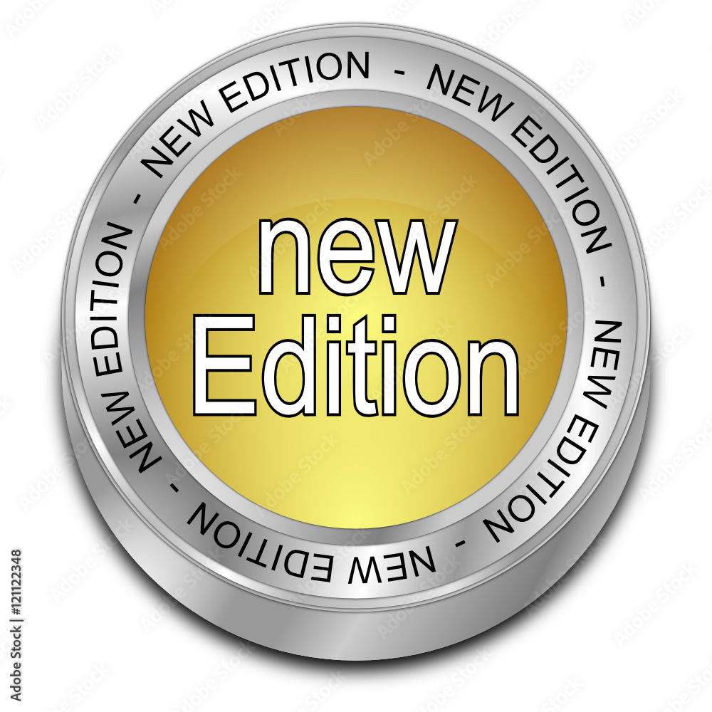 New Edition Button - 3D illustration