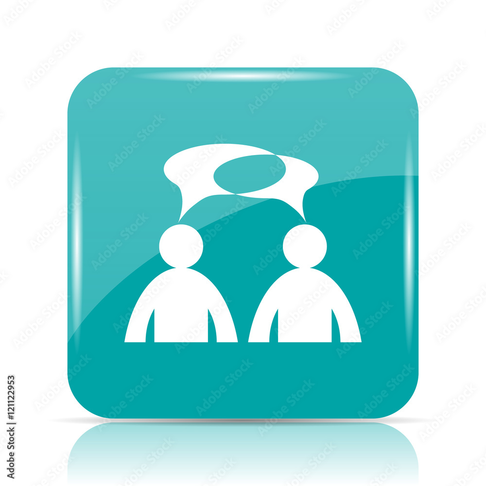 Comments icon - men with bubbles Comments icon - men with bubbles