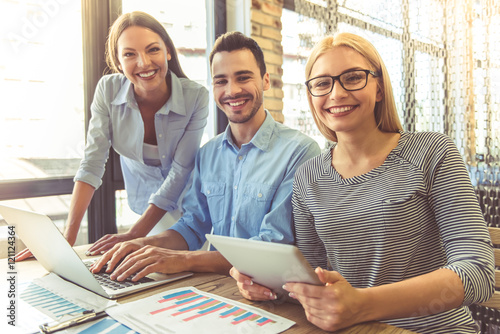 Business people working