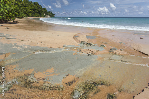 Wallpaper Mural Nail Island blue sky with white clouds, Andaman Islands, India Torontodigital.ca