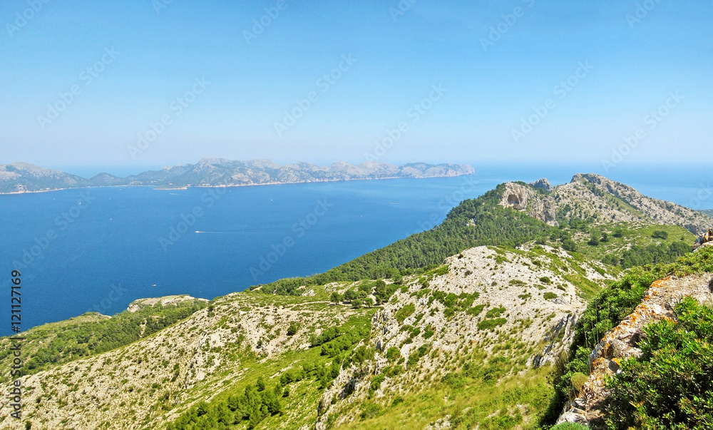 Bay of pollenca, Formentor peninsula - north coast of Majorca