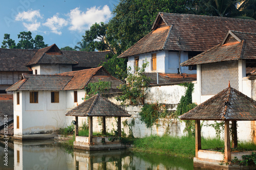 Padmanabhapuram Palace in front of Sri Padmanabhaswamy temple in Trivandrum Kerala India photo