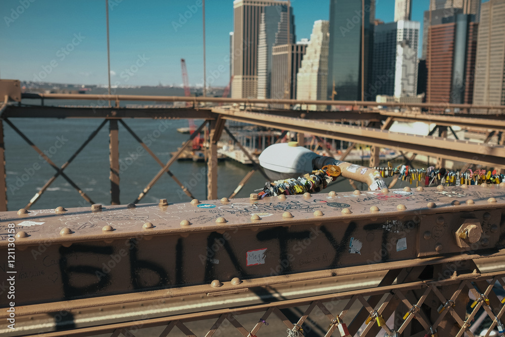 Naklejka premium Bridge in New York