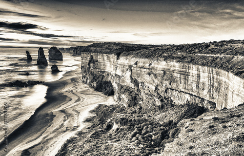 Magnificence of Twelve Apostles Rocks at sunrise - Great Ocrean photo