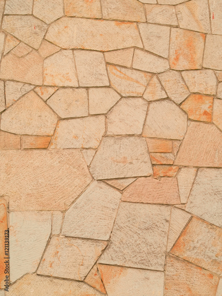 Naklejka premium Sandstone wall background