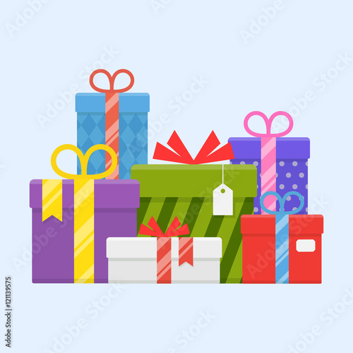 Pile of gifts