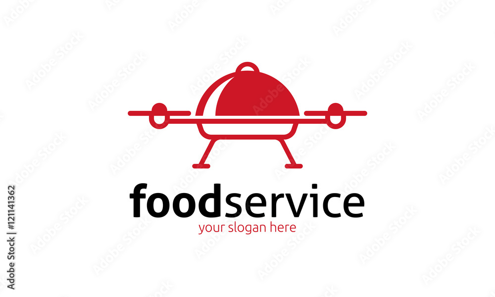 Fototapeta premium Food Service Logo