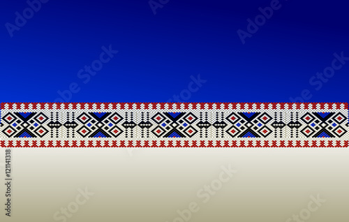 Romanian Traditional Belt Motif
