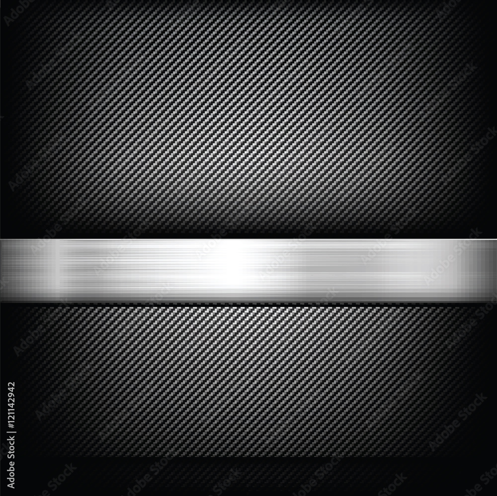 Abstract background dark and black carbon fiber with polished me Abstract background dark and black carbon fiber with polished me