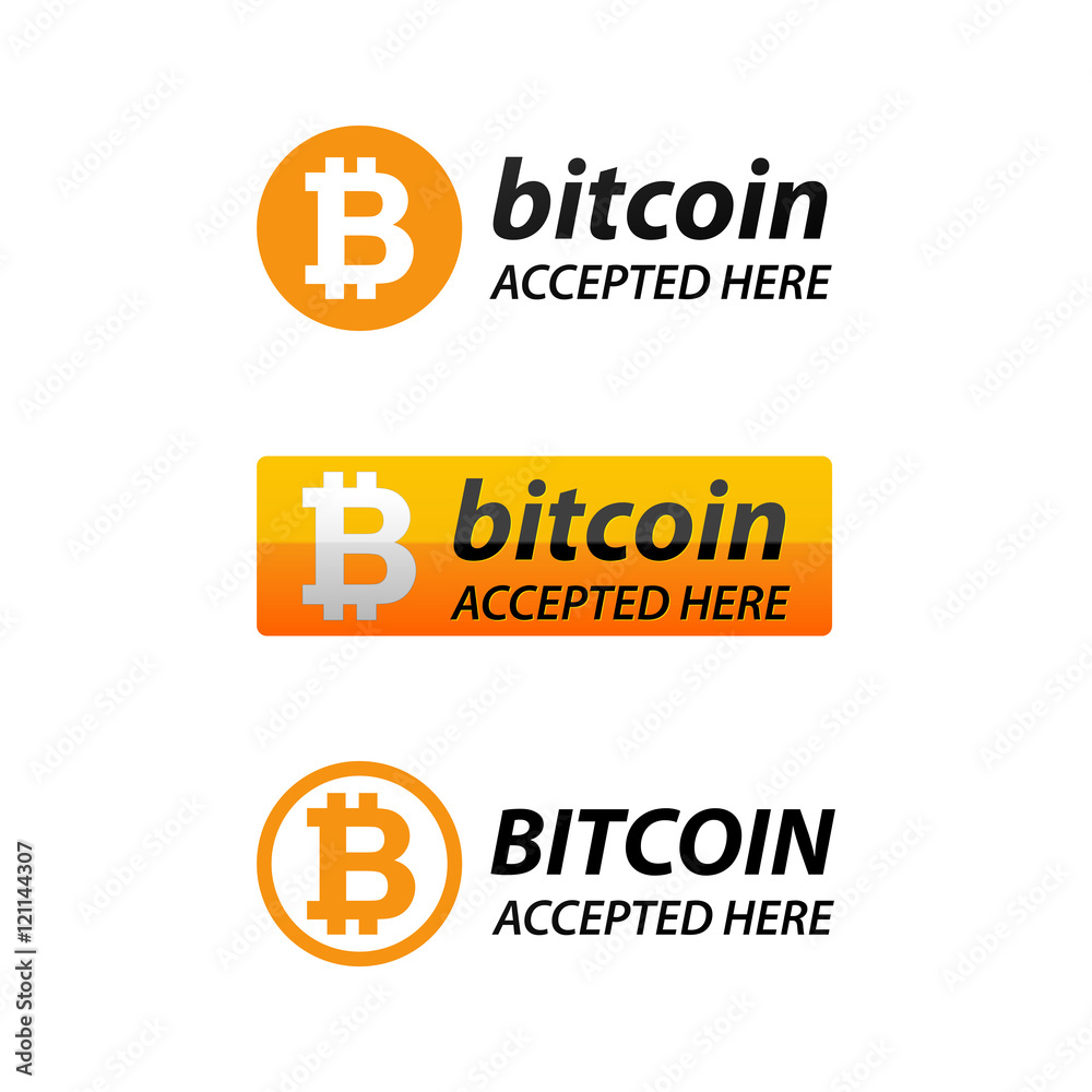 Bitcoin Accepted Here Web Icon Bitcoin Accepted Here Web Icon