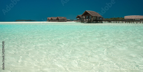 Fototapeta Naklejka Na Ścianę i Meble -  Fantastic beach in Maldivian island