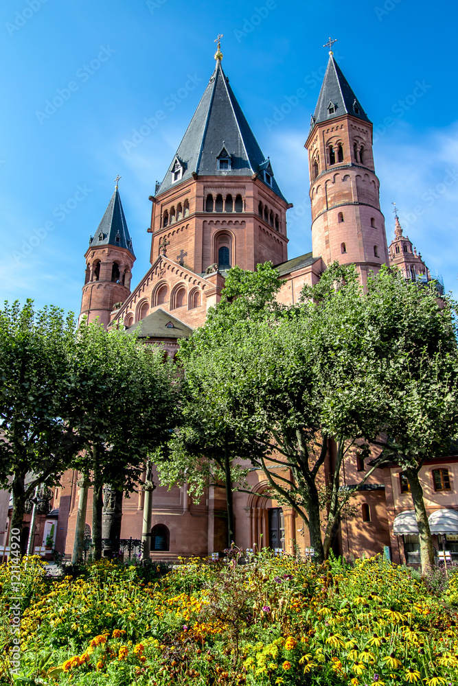 Fototapeta premium St. Martin's Cathedral in Mainz, Germany