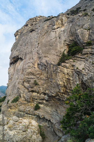 Mountain scenery on the trail Galitsina