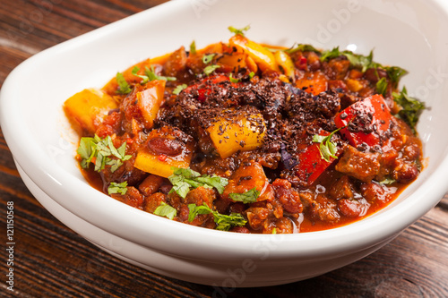 beef stew with bitter chocolate